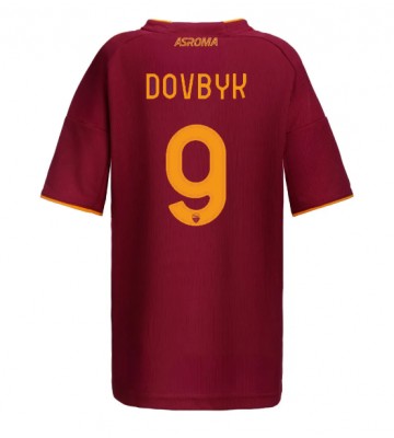 AS Roma Artem Dovbyk #9 Hemmatröja Dam 2025-26 Kortärmad